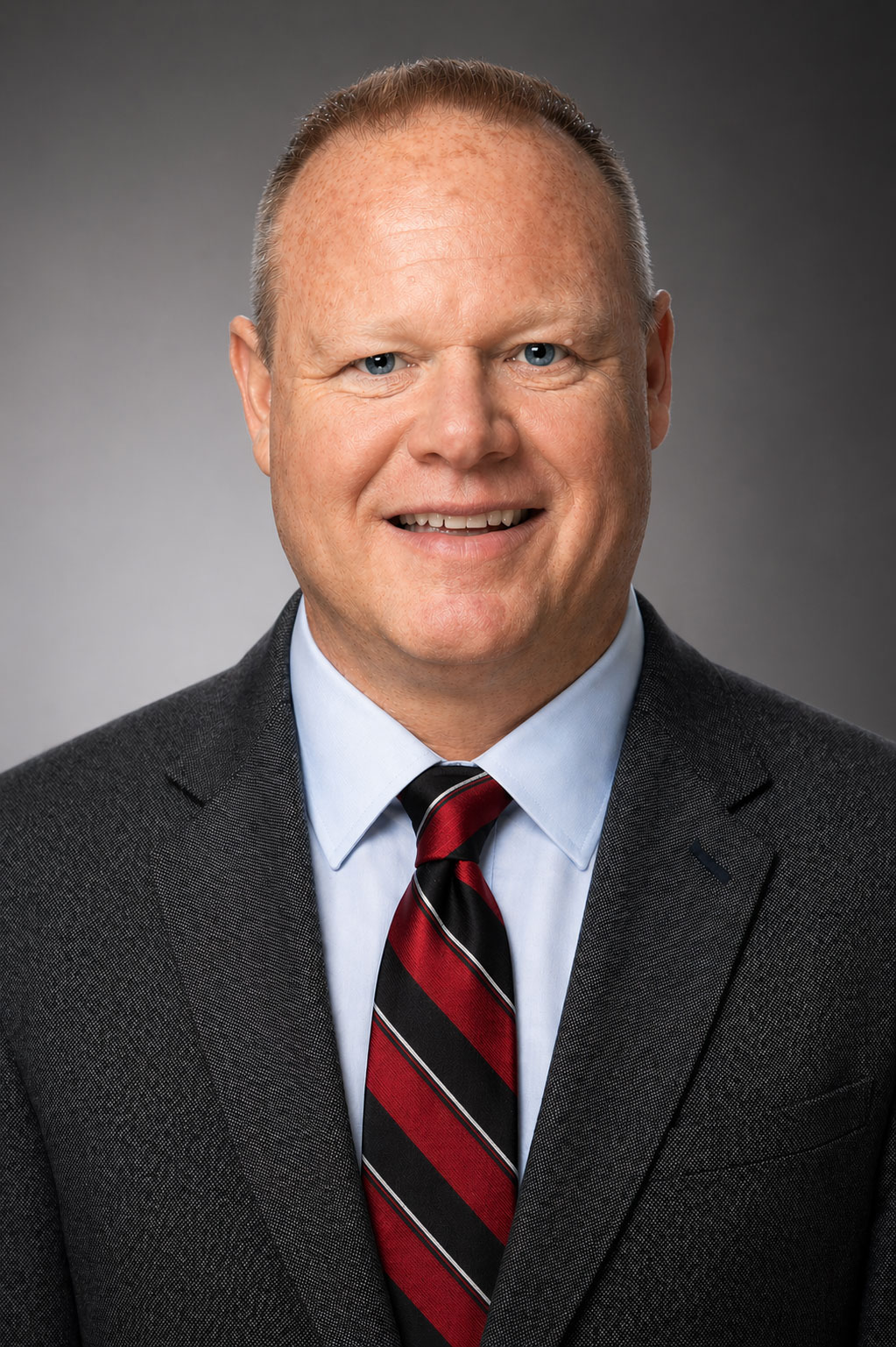 Jason Coleman, poses for a portrait at the University of Nebraska at Omaha