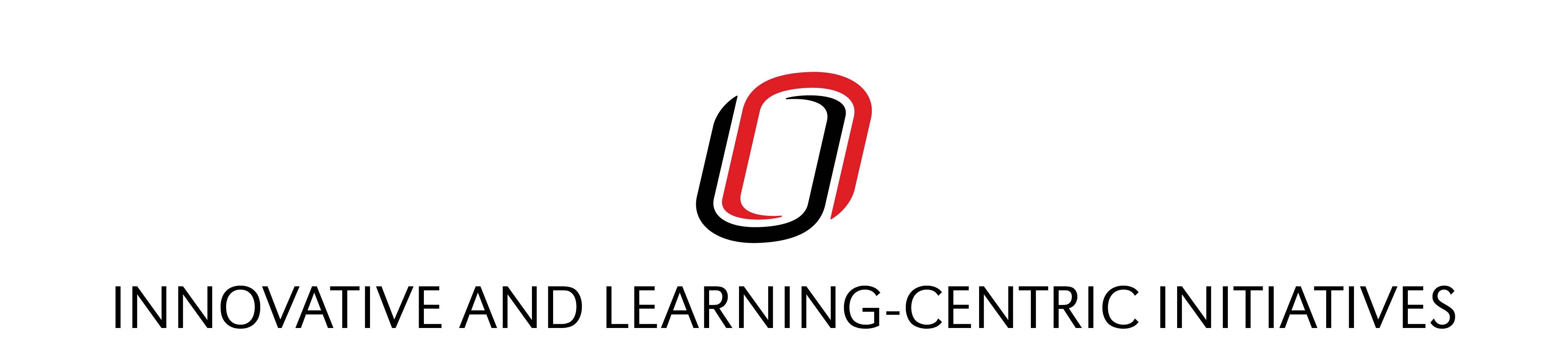 UNO icon in full color (red, black) above the title of the office (Innovative and Learning-Centric Initiatives)