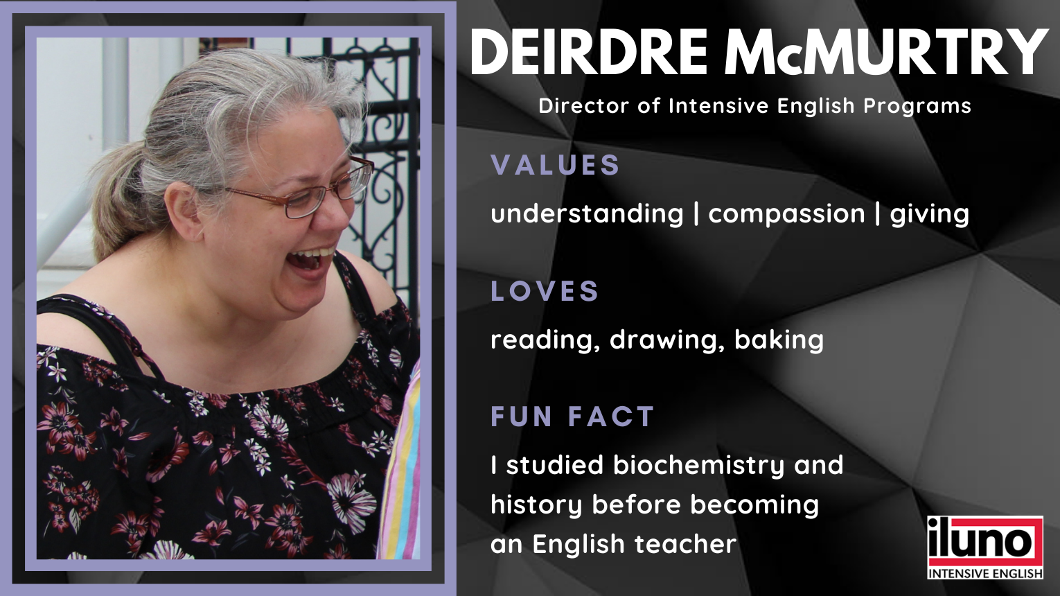 Deirdre McMurtry ILUNO biography