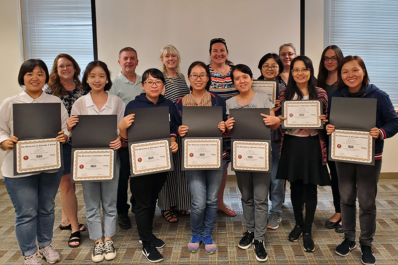 Group photo of Hainan faculty.