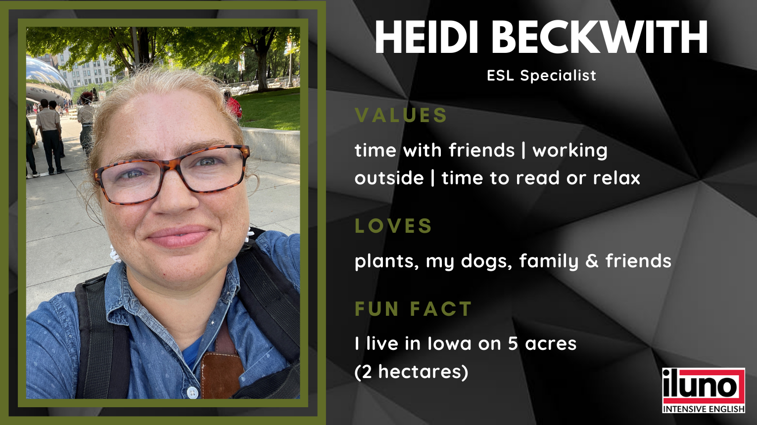 Heidi Beckwith ILUNO biography