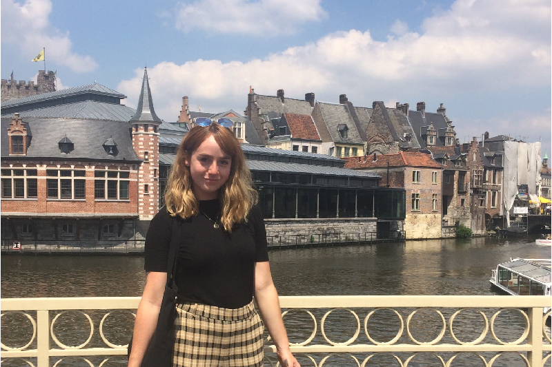 Hill enjoying her time in Groningen, Netherlands