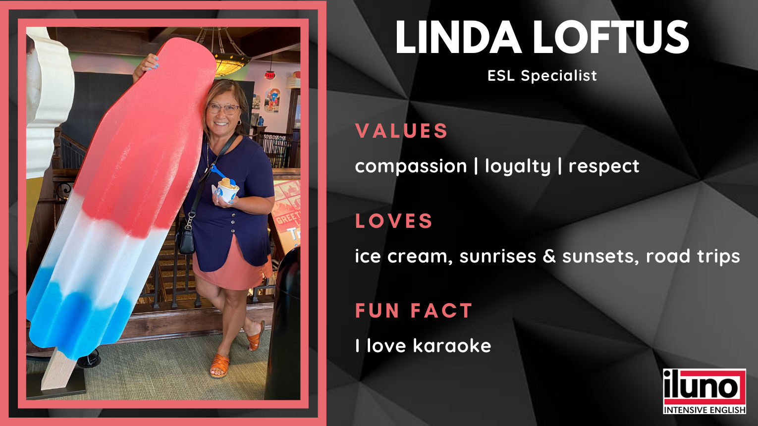 Linda Loftus ILUNO biography