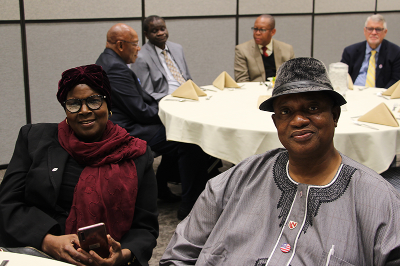 Nigerian participants at the farewell luncheon.