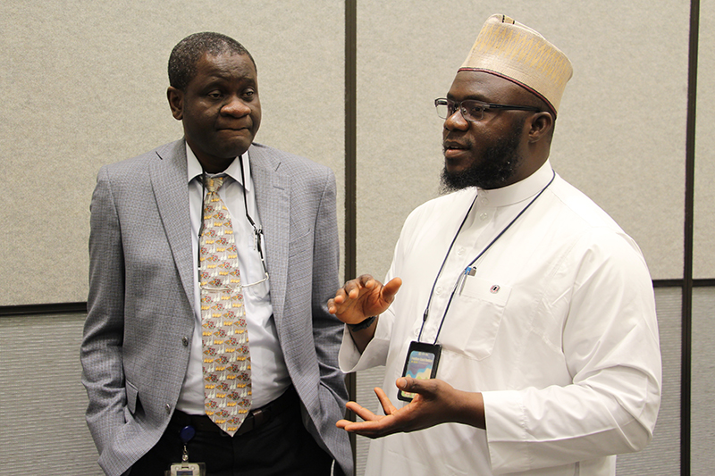 Nigerian participants at the farewell luncheon.