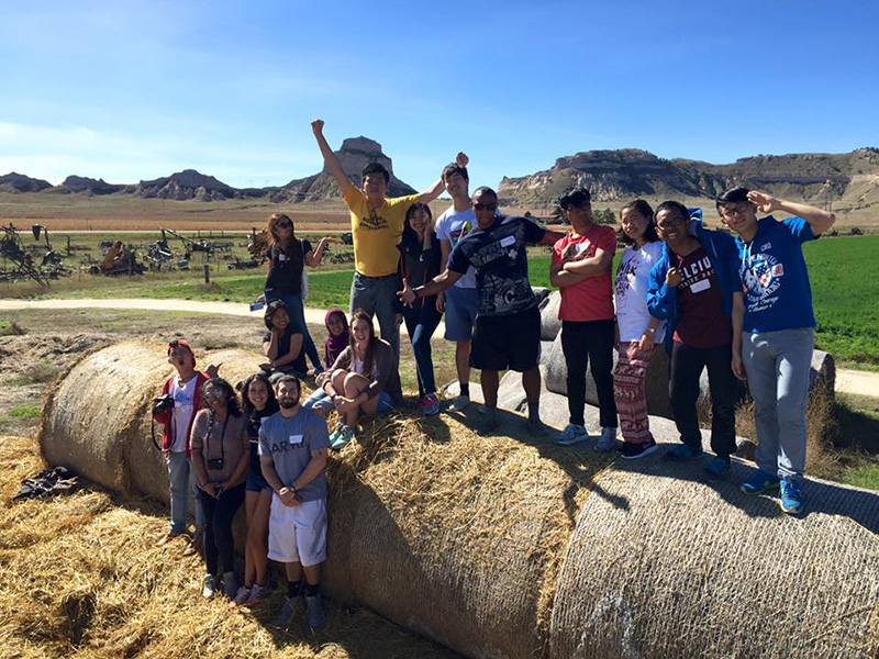 Students visit Western Nebraska.