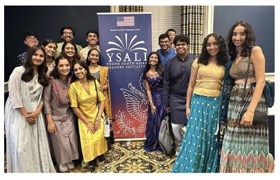 young leader participants gathered for photo