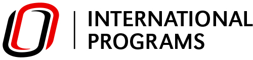 Logo for UNO's International Programs.