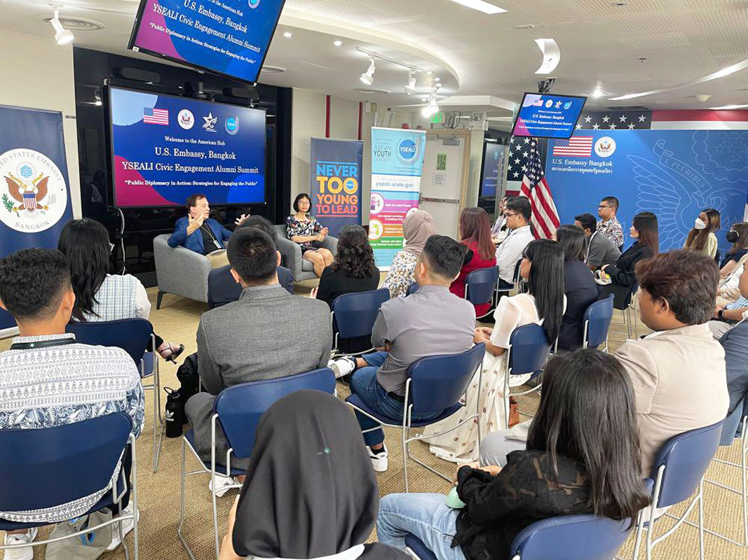 YSEALI Alumni visit the U.S. Embassy Bangkok