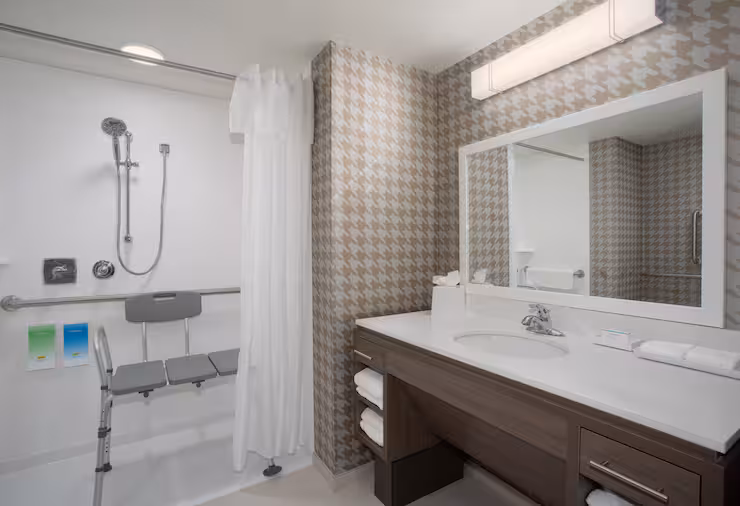 Home2Suites bathroom