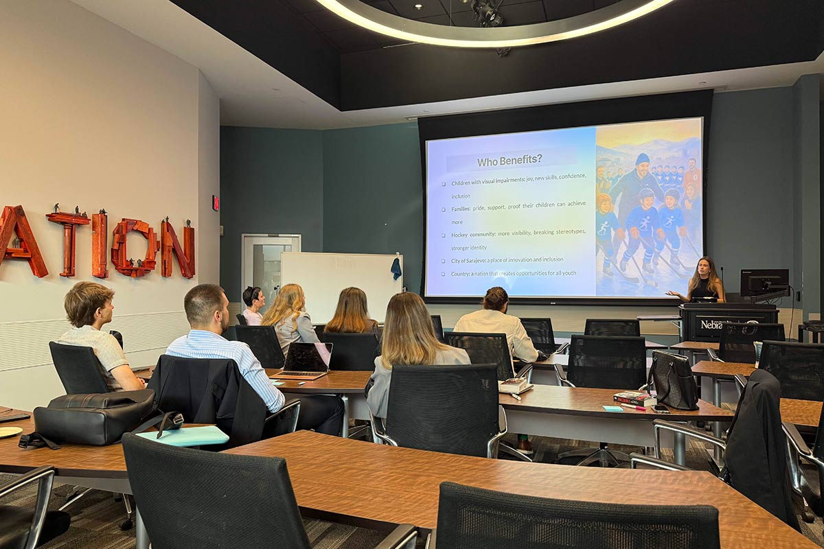 The BOLD fellows presented their projects to one another