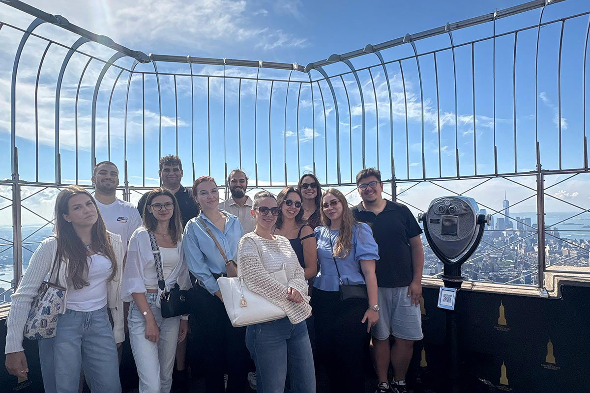 The BOLD Fellows stood atop the Empire State Building