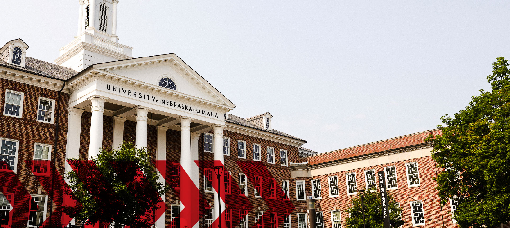 University of Nebraska at Omaha Arts and Sciences Hall building.