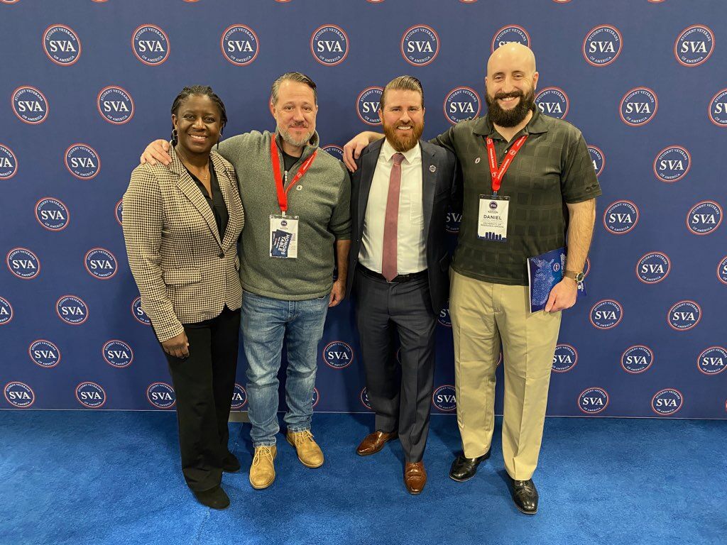 UNO Student Veterans with SVA CEO Jared Lyon