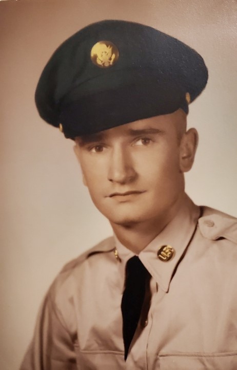 Veteran Ron Baker in official Army photograph.