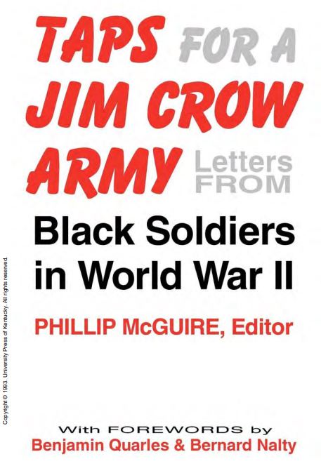 Cover of the book Taps for a Jim Crow Army: Letters from Black Soldiers in WWII