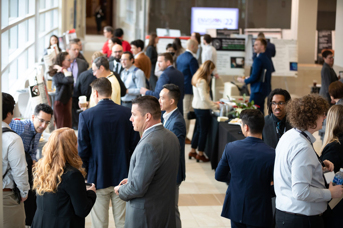 A shot of the crowd of attendees at ENVISION22. 