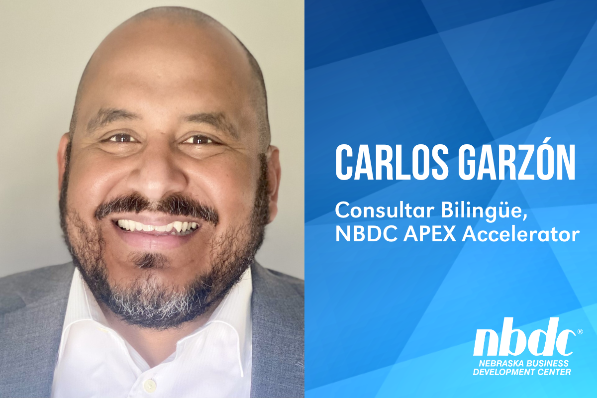 Headshot of Carlos Garzón, new Nebraska APEX Accelerator Consultant