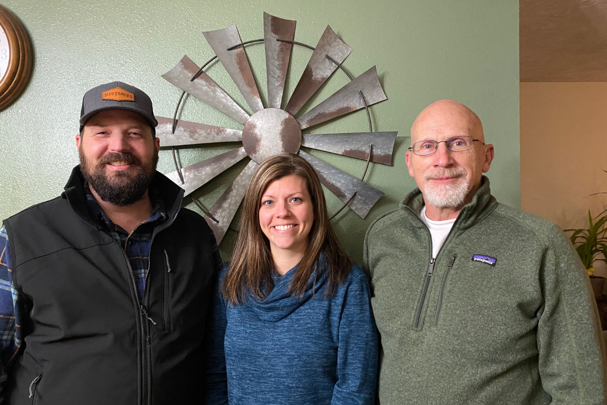 Jordan Strain, Amanda Strain, and Ward Wacker, owners of Sidetracks Liquor