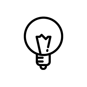 graphic of a lightbulb