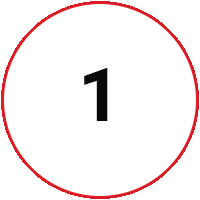 the number 1 inside a red circle.