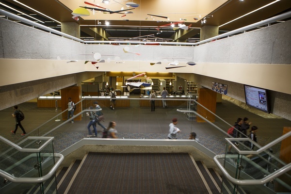 library interior