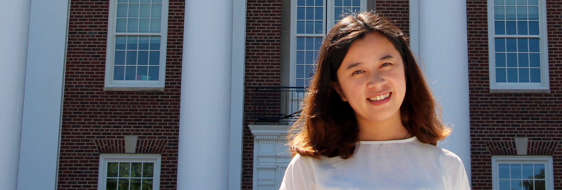 Hui Zhu is studying at UNO thanks to a Foreign Language Teaching Assistant (FLTA) Program grant