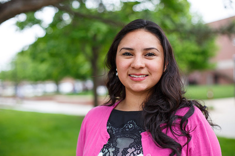 Katherine Esquivel founded the Habitat for Humanity UNO Student Chapter.