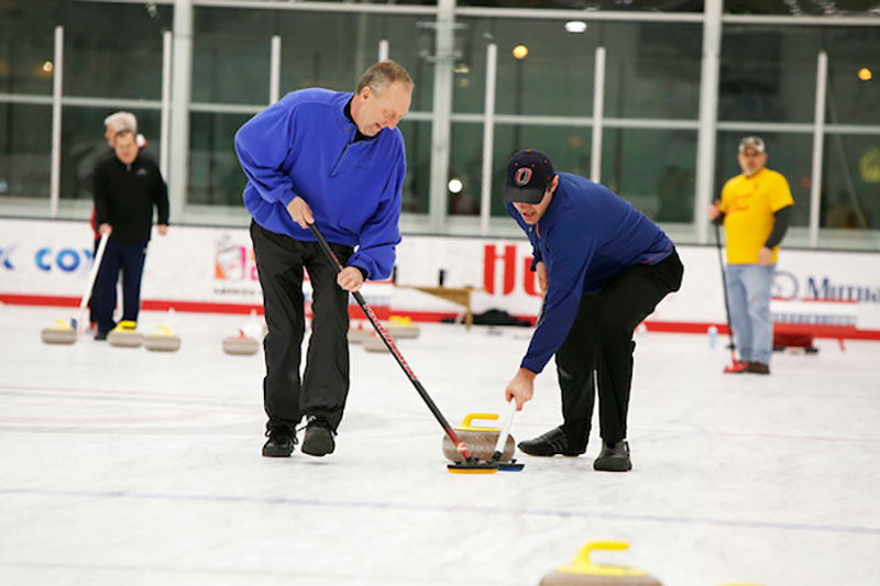 Modern Day 2017 Curling at Holland Arena Ice