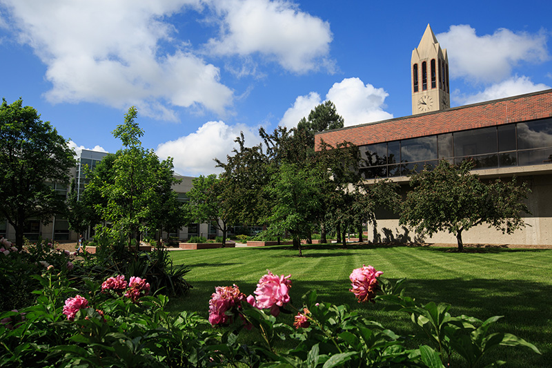 UNO campus in spring