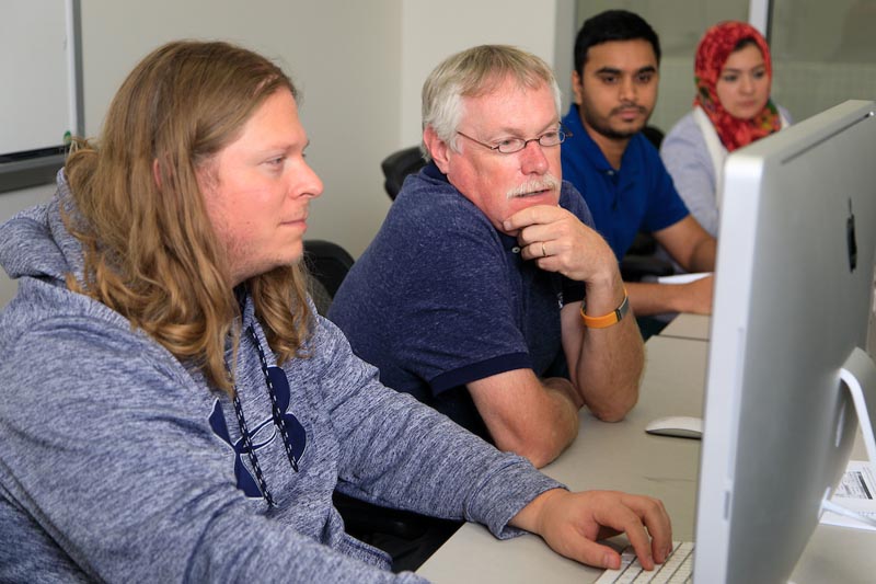 Cybersecurity class gets lesson on computers