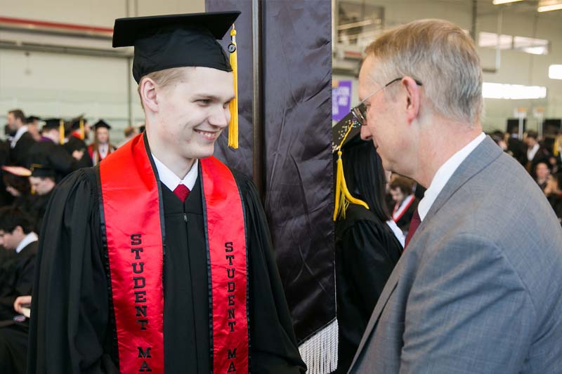 John Patrick Nicholson and his father, Chuck