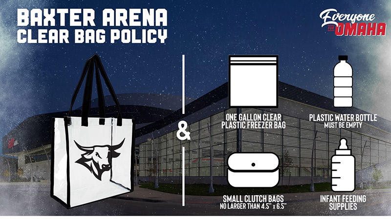 Baxter Arena's Clear Bag Policy | News | University of Nebraska Omaha