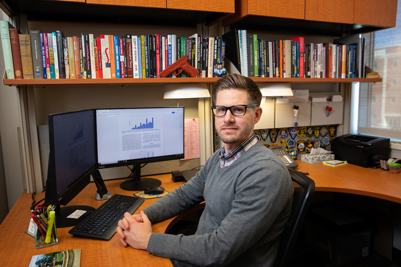 Justin Nix is an assistant professor in UNO's School of Criminology and Criminal Justice, part of the College of Public Affairs and Community Service.