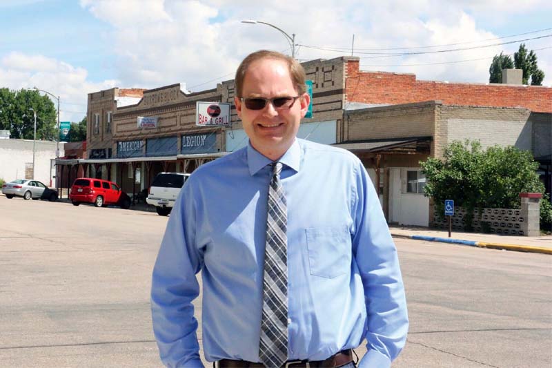 Photo of Jeff Sprock, UNO alumnus, in Mitchell, Neb.