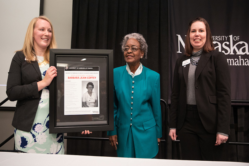 Sammi Kaiser, Dr. Heidi Blackburn and Dr. Barbara Jean Coffey