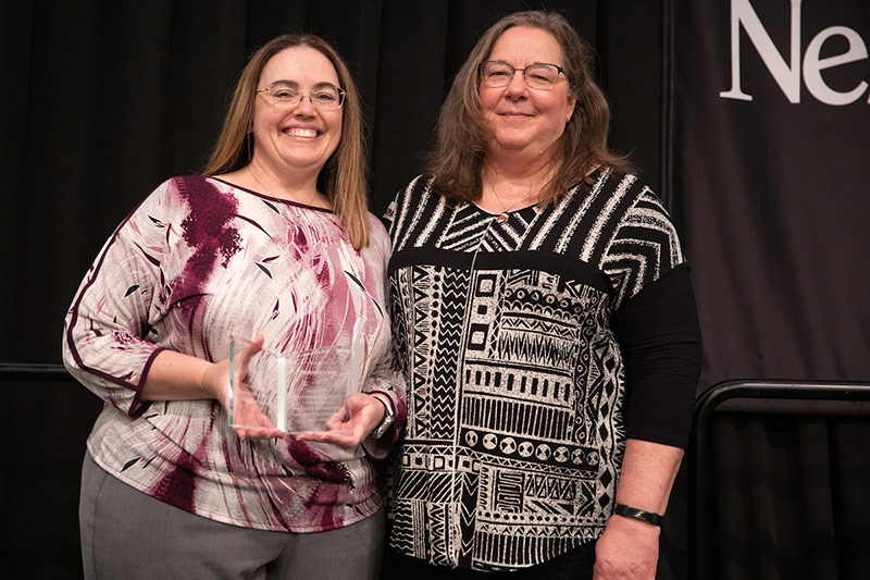 Michaela Lucas and Joyce Crockett