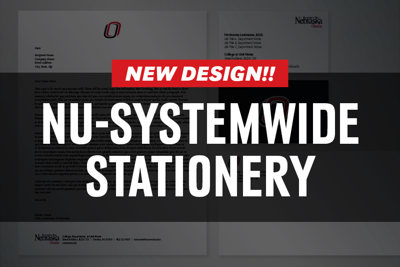 Graphic announcing new system wide stationary