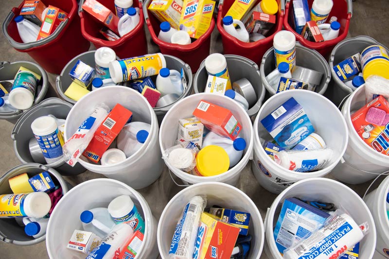 UNMC flood donation center