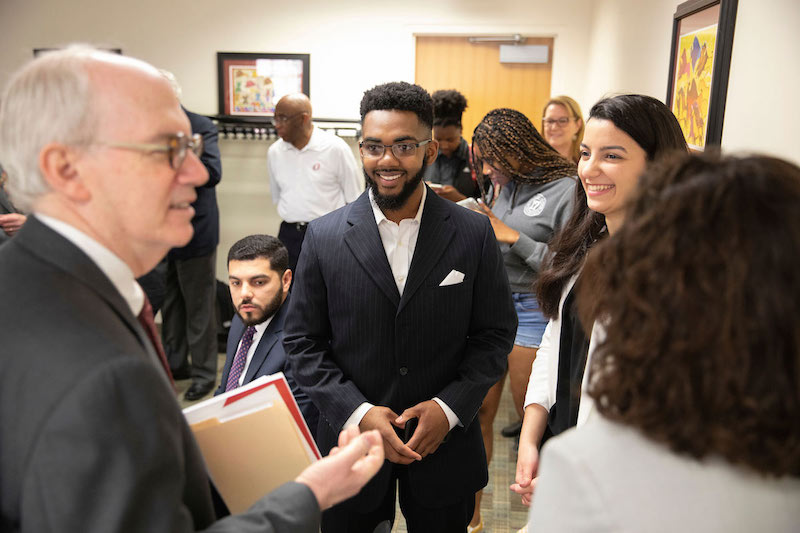 Chancellor Gold with Aya Yousuf and Jabin Moore