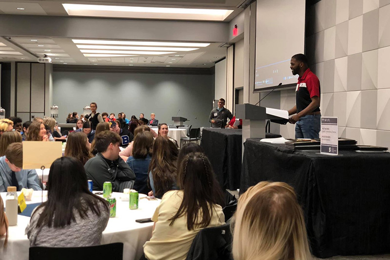 Area high school students attend the high school media conference