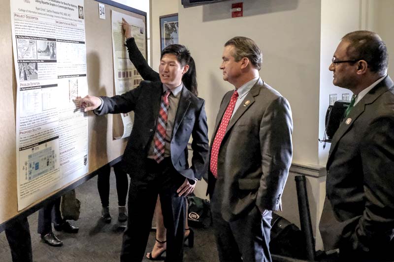 Ryan Ernst, Don Bacon and Sachin Pawaskar at Posters on the Hill