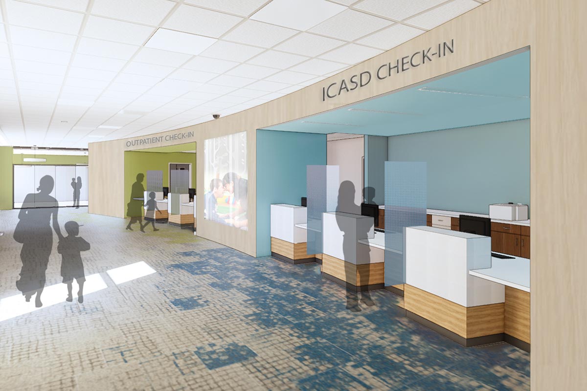 Munroe-Meyer Institute Lobby Rendering