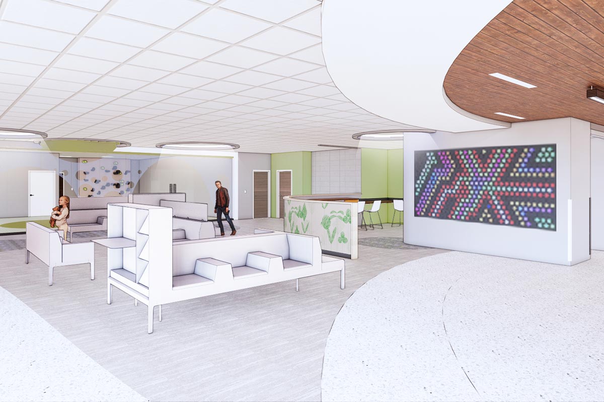 Munroe-Meyer Institute Lobby Rendering