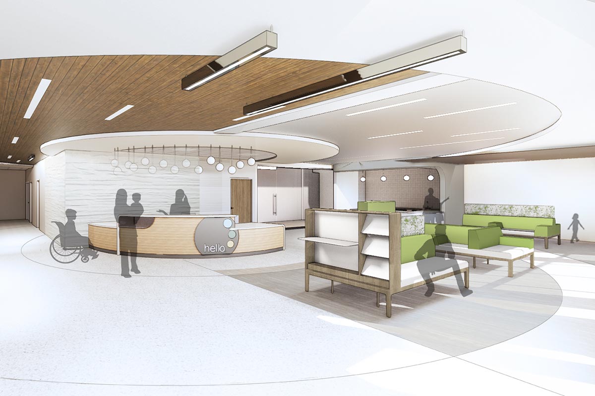 Munroe-Meyer Institute Lobby Rendering