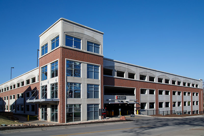 West parking garage