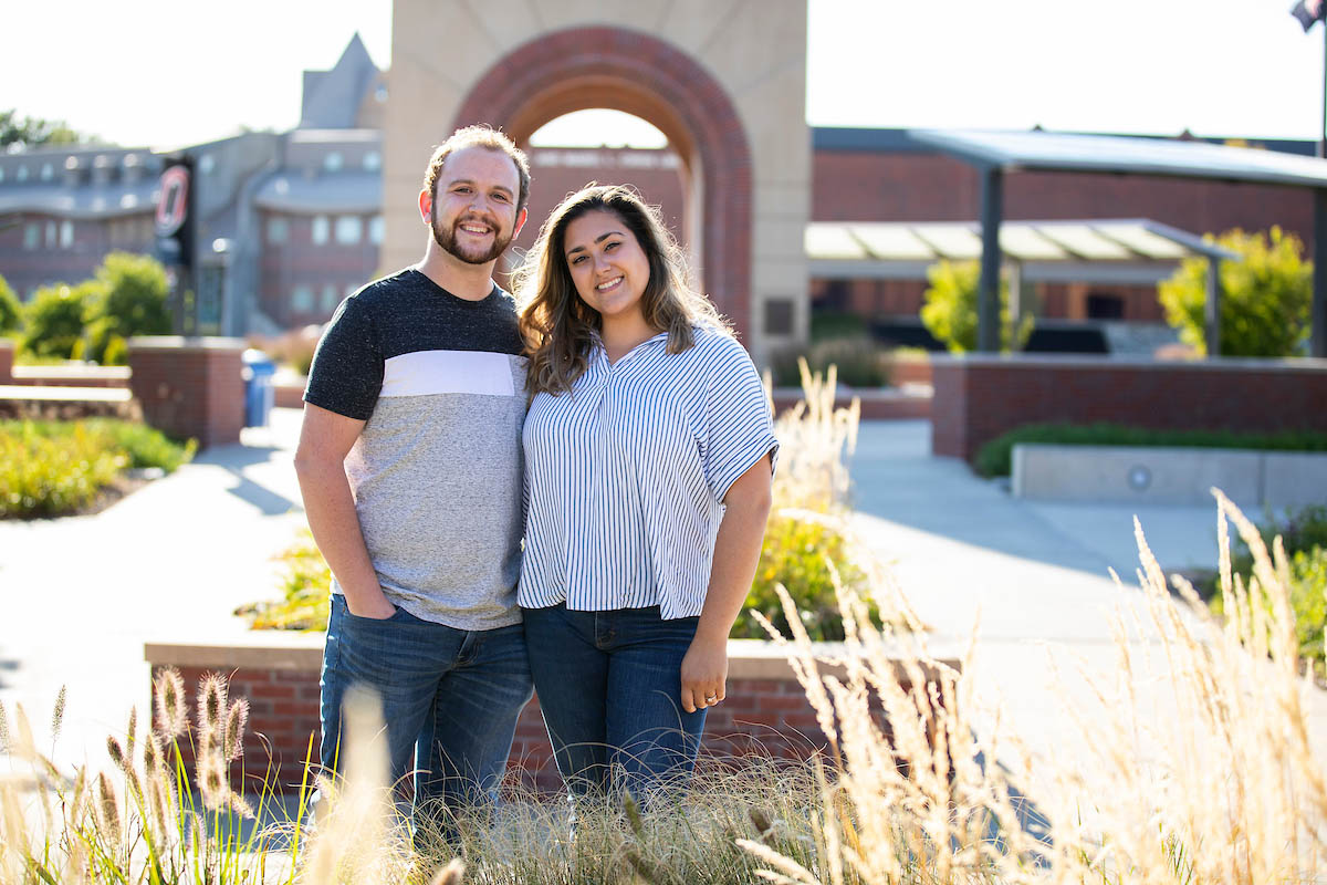 Sanaa Ahmed and her fiance Joe Kripal