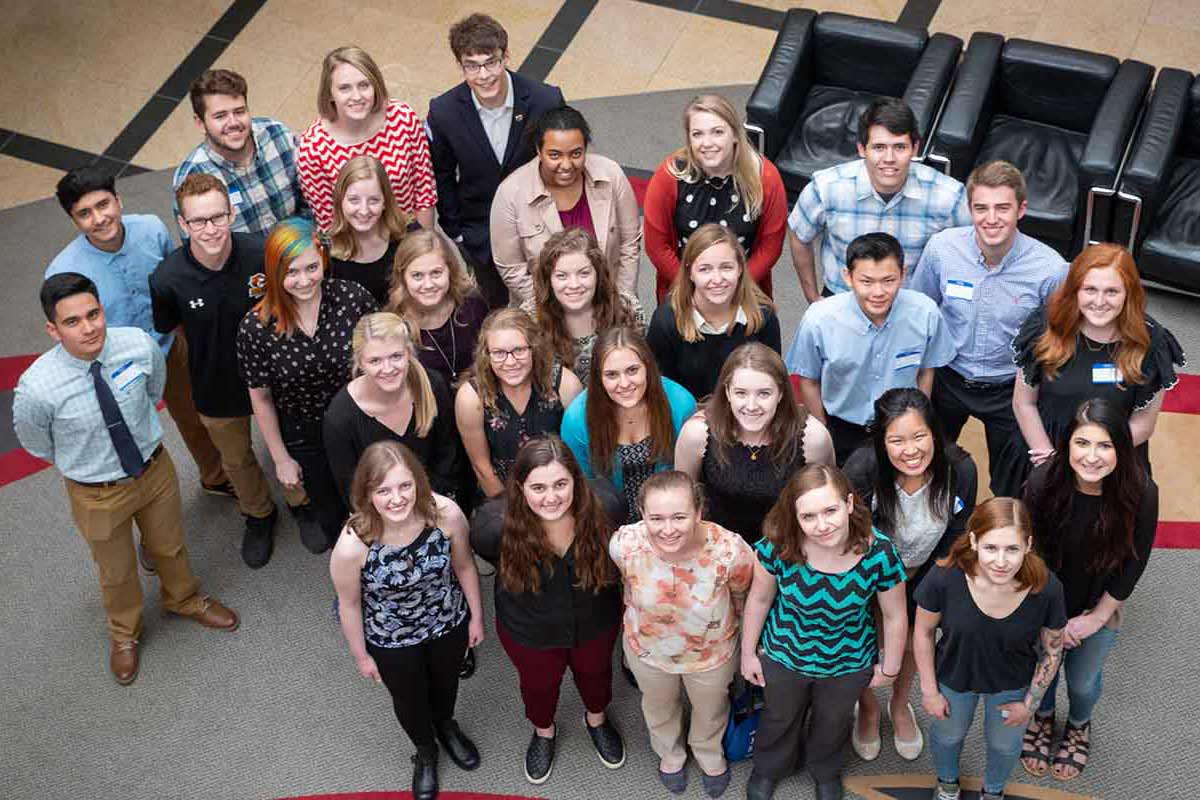 Four UNO students were among 28 undergraduate students from colleges and universities across Nebraska who participated in the INBRE program in 2019.