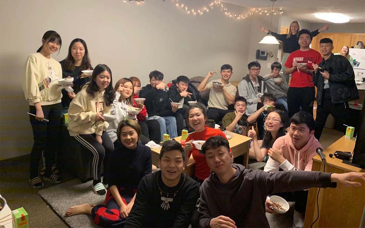 Students originally from China and studying at UNO enjoyed food and celebrations for the Chinese New Year, which was celebrated on January 24, 2020.