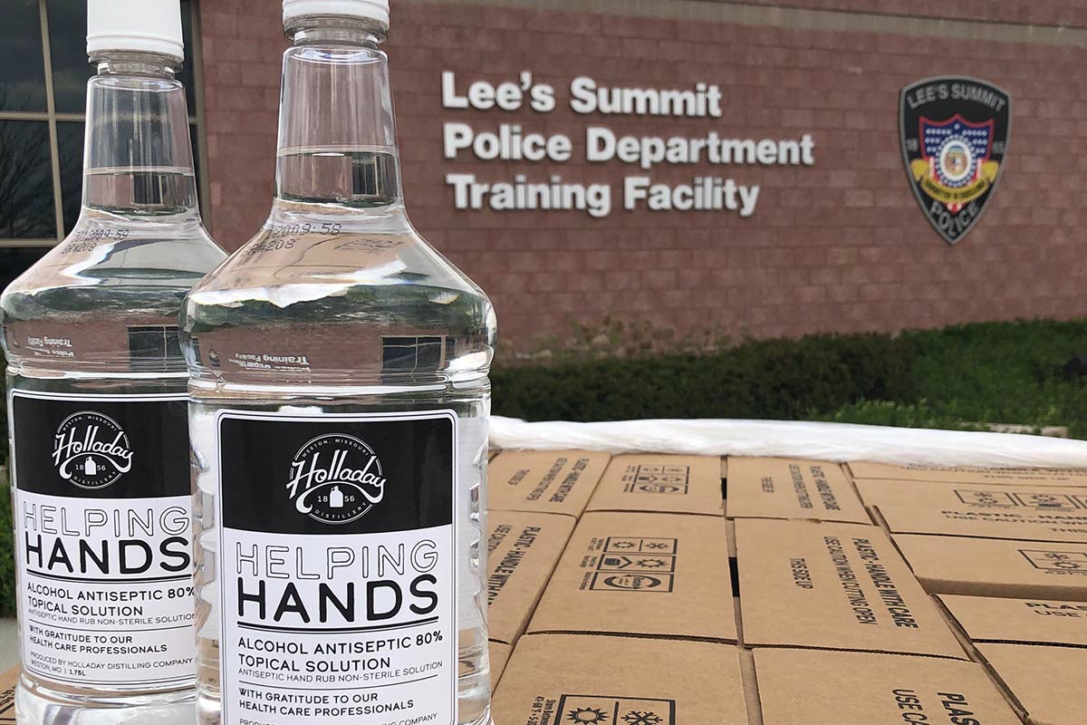 Hand sanitizer sent to Lee Summit Police